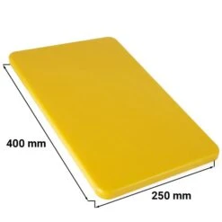 Schneidebrett - 25 X 40 Cm - Dicke 2 Cm - Gelb