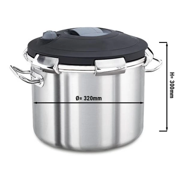 Schnellkochtopf - Ø 320 Mm - Höhe: 300 Mm - Inkl. Deckel 1 Schnellkochtopf - Ø 320 Mm - Höhe: 300 Mm - Inkl. Deckel