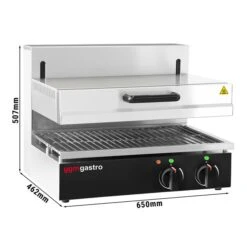 Elektro Pita Ofen/ Salamander SPEZIAL - 4,6 KW - 380 Volt - Höhenverstellbare Heizkörper