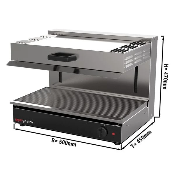 Elektro Pita Ofen/ Salamander SPEZIAL - 1,7 KW - 230 Volt - Höhenverstellbare Heizkörper 1 Elektro Pita Ofen/ Salamander SPEZIAL - 1,7 KW - 230 Volt - Höhenverstellbare Heizkörper