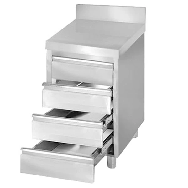 Schubladenschrank PREMIUM Mit 4 Schubladen & Aufkantung - 500x700mm 2 Schubladenschrank PREMIUM Mit 4 Schubladen & Aufkantung - 500x700mm – Bild 2