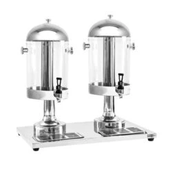 Saftspender - 2x 7,5 Liter - Edelstahl -Küchenbedarf Discounter SSH752 2 2b4f