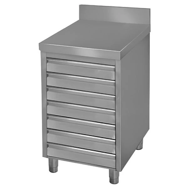 Schubladenschrank ECO Mit 6 Schubladen Für Pizzateigbällchen & Aufkantung - 500x700mm 2 Schubladenschrank ECO Mit 6 Schubladen Für Pizzateigbällchen & Aufkantung - 500x700mm – Bild 2