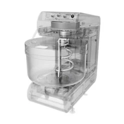 Bäckerei-Spiralteigknetmaschine - 368 Liter / 250 Kg - 2 Geschwindigkeiten - Mit Festem Kessel - 2 Motoren -Küchenbedarf Discounter STKMMK250 6 0340
