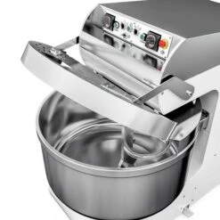Bäckerei-Spiralteigknetmaschine 70 Liter / 40 Kg - 2 Geschwindigkeiten - Mit Festem Kessel - 2 Motoren 12 Bäckerei-Spiralteigknetmaschine 70 Liter / 40 Kg - 2 Geschwindigkeiten - Mit Festem Kessel - 2 Motoren -Küchenbedarf Discounter STKMMK40 5 620f