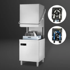 Durchschubspülmaschine - 6,52 KW - Mit Reiniger-, Klarspüler- & Laugenpumpe -Küchenbedarf Discounter Spu lmaschine neutralisiert ce81