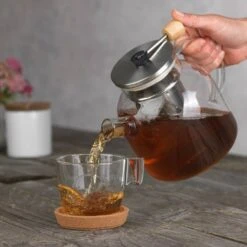 BEEM Teekanne Aus Glas - Mit Siebeinsatz - 1,5 Liter -Küchenbedarf Discounter TKGSBE15 12 55ac