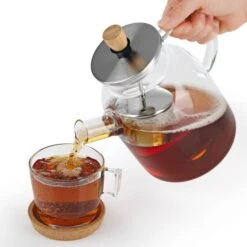 BEEM Teekanne Aus Glas - Mit Siebeinsatz - 1 Liter 27 BEEM Teekanne Aus Glas - Mit Siebeinsatz - 1 Liter -Küchenbedarf Discounter TKGSBE1 11 1b54