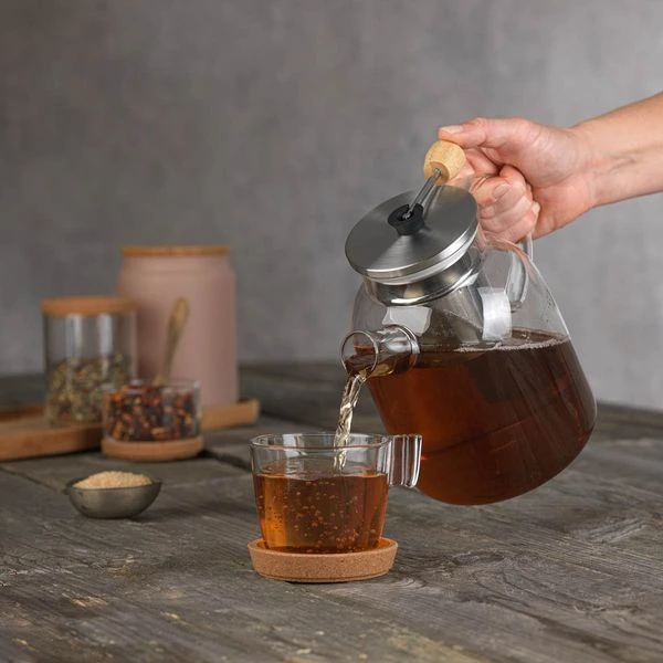 BEEM Teekanne Aus Glas - Mit Siebeinsatz - 1 Liter 13 BEEM Teekanne Aus Glas - Mit Siebeinsatz - 1 Liter – Bild 13