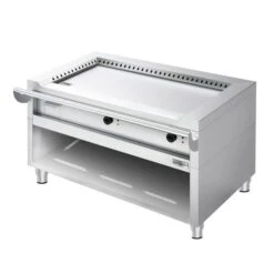 Gas Teppanyaki Grill - 8,5 KW - Glatte Bratplatte 10 Gas Teppanyaki Grill - 8,5 KW - Glatte Bratplatte -Küchenbedarf Discounter TPGS2 G 1 1c4c