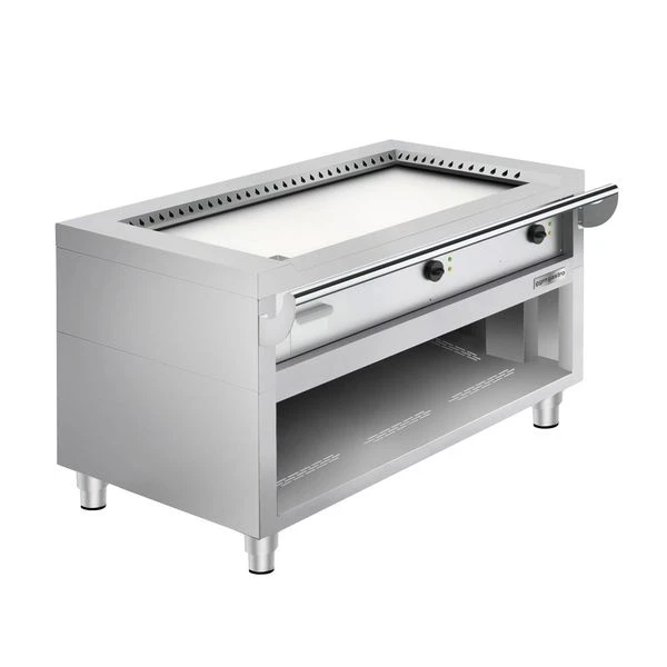 Gas Teppanyaki Grill - 8,5 KW - Glatte Bratplatte 2 Gas Teppanyaki Grill - 8,5 KW - Glatte Bratplatte – Bild 2