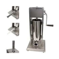 Manueller Wurstfüller - 7 Liter - Edelstahl 16 Manueller Wurstfüller - 7 Liter - Edelstahl -Küchenbedarf Discounter WFMFC7 005 d5fe