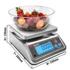 Digitale Küchenwaage Bis 6 Kg - Teilung: 2 Gramm