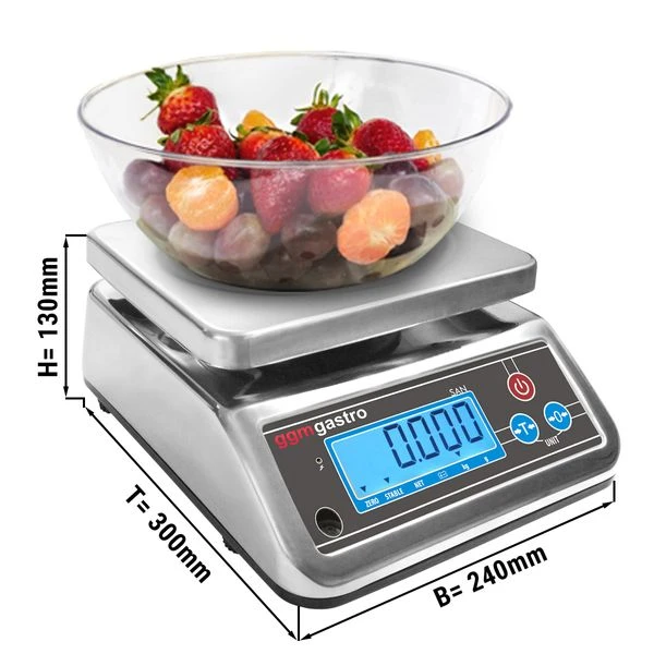 Digitale Küchenwaage Bis 6 Kg - Teilung: 2 Gramm 1 Digitale Küchenwaage Bis 6 Kg - Teilung: 2 Gramm