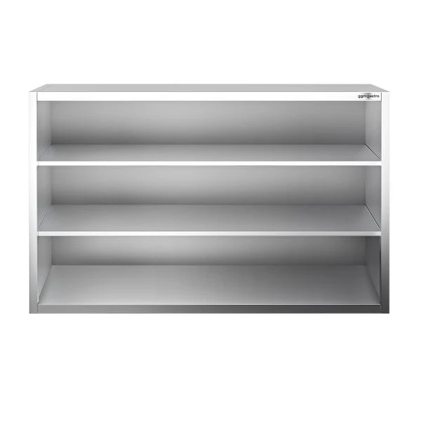 Edelstahl Wandhängeschrank PREMIUM - 1600x400mm - Ohne Schiebetür - 1000mm Hoch 4 Edelstahl Wandhängeschrank PREMIUM - 1600x400mm - Ohne Schiebetür - 1000mm Hoch – Bild 4