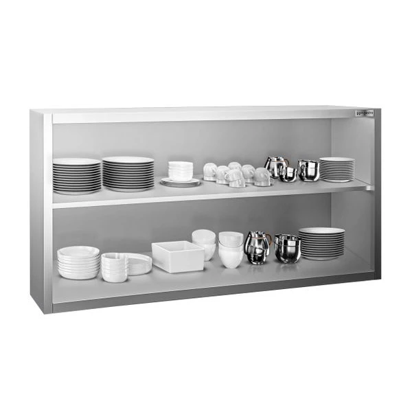 Edelstahl Wandhängeschrank PREMIUM - 1800x400mm - Ohne Schiebetür - 800mm Hoch 3 Edelstahl Wandhängeschrank PREMIUM - 1800x400mm - Ohne Schiebetür - 800mm Hoch – Bild 3