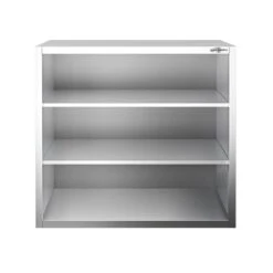 Edelstahl Wandhängeschrank PREMIUM - 800x400mm - Ohne Flügeltür - 1000mm Hoch -Küchenbedarf Discounter WOK810 3 c3ee