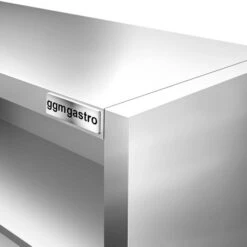 Edelstahl Wandhängeschrank PREMIUM - 1400x400mm - Ohne Schiebetür - 1000mm Hoch -Küchenbedarf Discounter WOK premium detail f0c8 5