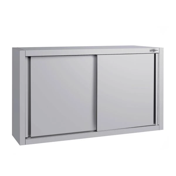 Edelstahl Wandhängeschrank ECO - 1000x400mm - Mit Schiebetür - 650mm Hoch 2 Edelstahl Wandhängeschrank ECO - 1000x400mm - Mit Schiebetür - 650mm Hoch – Bild 2