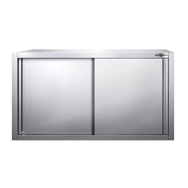Edelstahl Wandhängeschrank PREMIUM - 1000x400mm - Mit Schiebetür - 650mm Hoch 4 Edelstahl Wandhängeschrank PREMIUM - 1000x400mm - Mit Schiebetür - 650mm Hoch – Bild 4