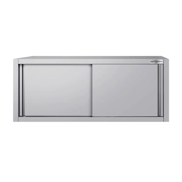 Edelstahl Wandhängeschrank ECO - 1600x400mm - Mit Schiebetür - 650mm Hoch 4 Edelstahl Wandhängeschrank ECO - 1600x400mm - Mit Schiebetür - 650mm Hoch – Bild 4
