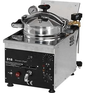 Elektrische Hochdruckfritteuse - 20 Liter - 4 KW 2 Elektrische Hochdruckfritteuse - 20 Liter - 4 KW – Bild 2