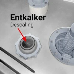 Doppelwandige Gläserspülmaschine - 2,97 KW - Inkl. Entkalker - Mit Reiniger- & Klarspülerpumpe -Küchenbedarf Discounter entkalker int 2030