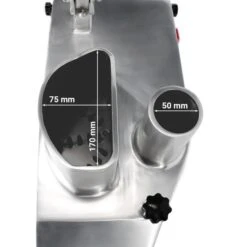 Elektrischer Gemüseschneider- 550 Watt - Rot - Inkl. 5 Schneidescheiben -Küchenbedarf Discounter geh5 6nu f1fc