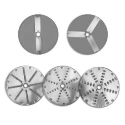 Elektrischer Gemüseschneider- 550 Watt - Rot - Inkl. 5 Schneidescheiben -Küchenbedarf Discounter geh5 8 0e89