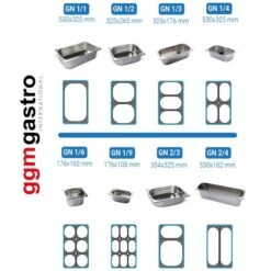 GN Behälter Gelocht 1/1 - Tiefe 20 Mm -Küchenbedarf Discounter gn behaelter neu c478 2