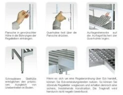 Aluminium Grundregal (Eloxiert) - 893 X 1685 Mm -Küchenbedarf Discounter image gl6 7 e506