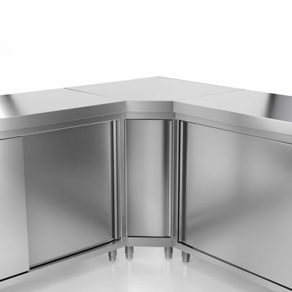 Edelstahl Arbeitsschrank ECO - 1800x600mm - Mit Schiebetür 6 Edelstahl Arbeitsschrank ECO - 1800x600mm - Mit Schiebetür – Bild 6